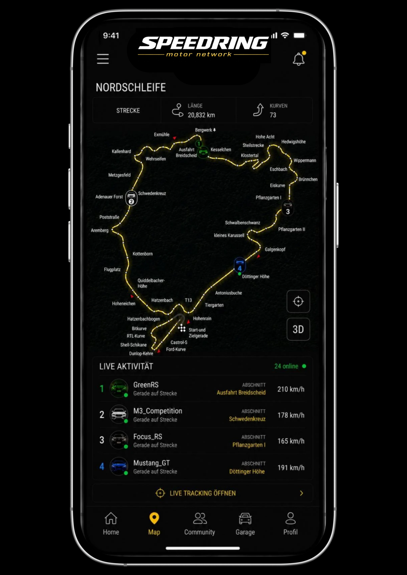 Speedring Track Drive Alps Mockup